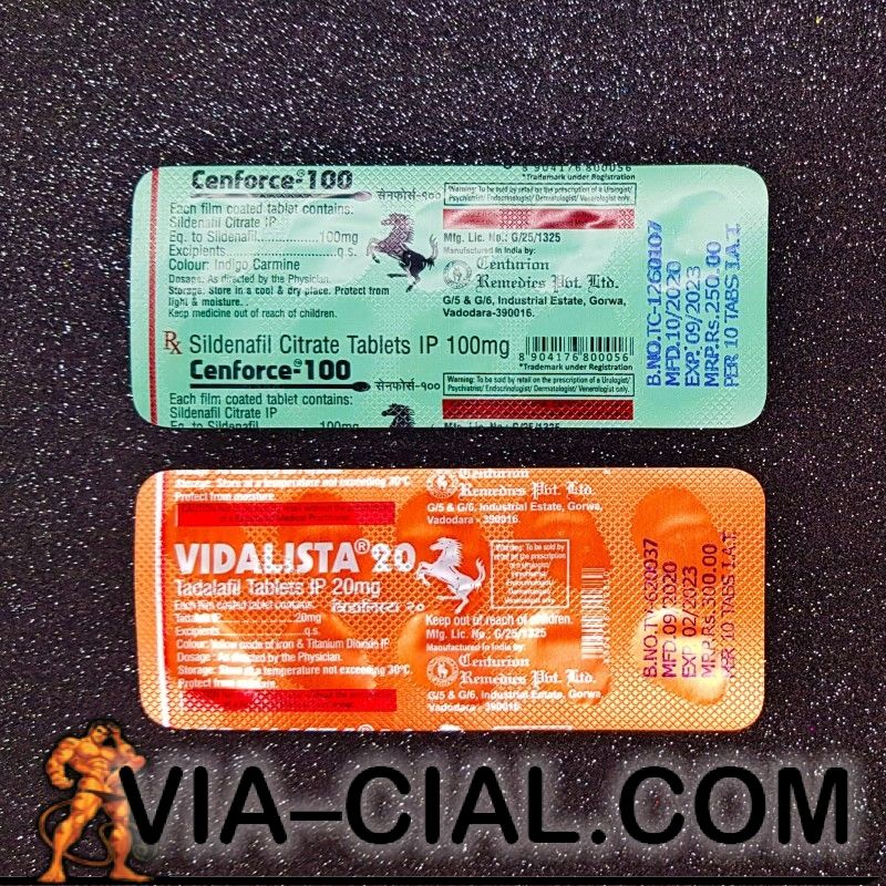 Sildalis 100 mg 20 mg
