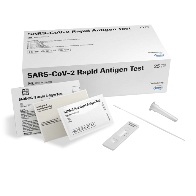 Roche Kit 25 Test Rapidi Antigene per SARS-CoV-2