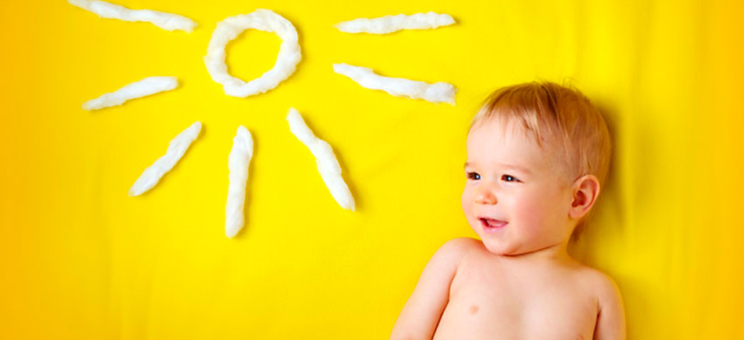 Quando e come esporre i bambini al sole