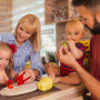 Bambini a tavola
