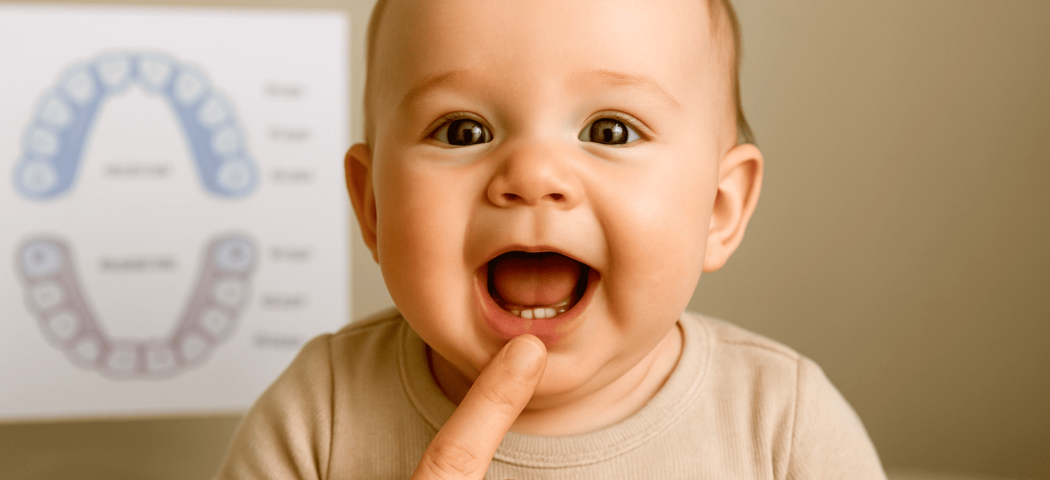 Il calendario della dentizione: quando spuntano i primi dentini?