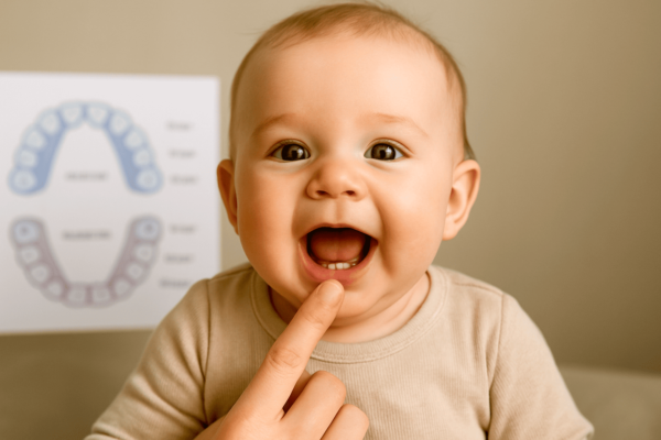 Il calendario della dentizione: quando spuntano i primi dentini?